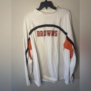 NFL Reebok Browns Long Sleeve  Shirt